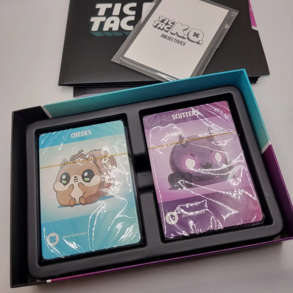 Tic Tac K.O.‎ Cute vs Evil Card Game NEW 2–4 Players Ages 8+ Unstable Games